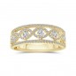 Bague Alliance Diamant "Amour" Infini