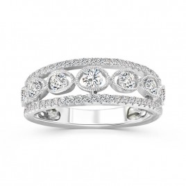 Alliance Diamant "Amour" Ovale