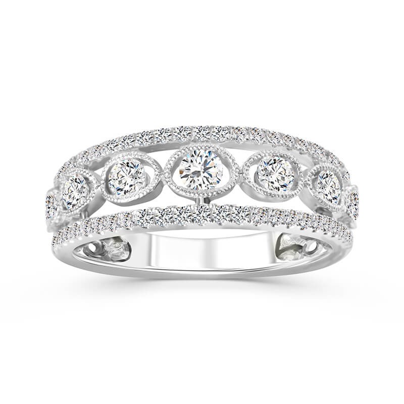 Alliance Diamant "Amour" Rond