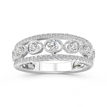 Alliance Diamant "Amour" Ovale