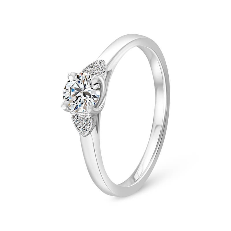 Bague Solitaire Diamant "Princesse"