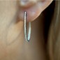 Boucles D'oreilles Créoles "Charlotte"