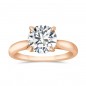 Bague Solitaire Diamant "Délicate" 1 Carat