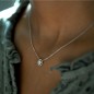 Collier Pendentif Diamant "Romantica"