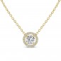 Collier Pendentif Diamant "Romantica"