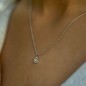 Collier Pendentif Diamant "Ambre"