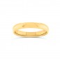 Alliance Homme Demi Jonc "Pierre"