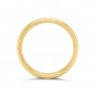 Alliance Homme Demi Jonc "Pierre"