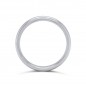 Alliance Homme Demi Jonc "Pierre"