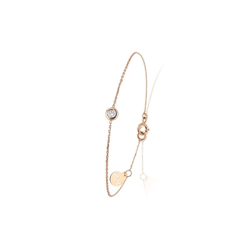 Bracelet Or Diamant 0,15 carats