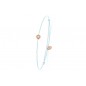 Bracelet Cordon Diamant 0,02 carats